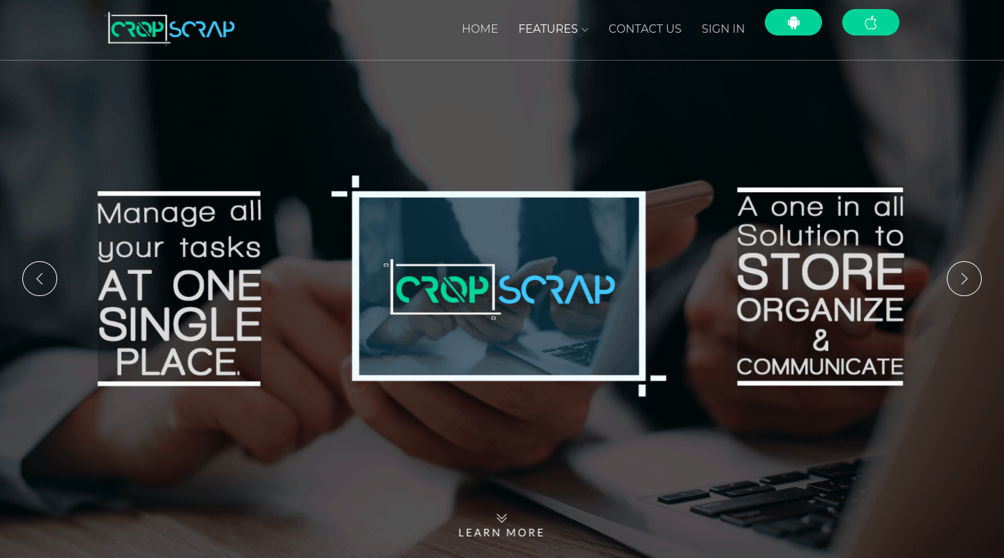 cropscra developed by tech4planet Crop Scrap | Website Development